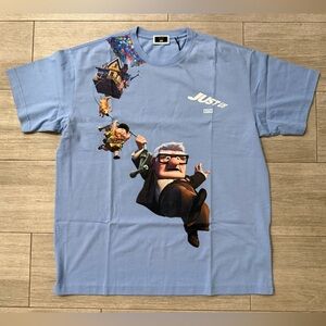 Men's KITH Disney Pixar Up khm034381-463 Vintage Tee Orbit Blue Size L Large New